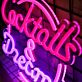 Cocktails & Dreams LED-Neonschild für Bar Club