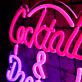 Cocktails & Dreams LED-Neonschild für Bar Club