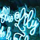 Blue Lily Cake & Florist als LED-Neonschild