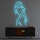 Silhouette einer Frau LED-Neonschild für Bar Club