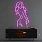 Silhouette einer Frau LED-Neonschild für Bar Club