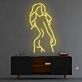 Silhouette einer Frau LED-Neonschild für Bar Club