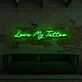 Love My Tattoo LED-Neonschild für Tattoo Studio