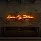 Love My Tattoo LED-Neonschild für Tattoo Studio