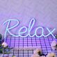 Relax LED Neonschild für Wohnzimmer und Schlafzimmer