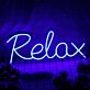 Relax LED Neonschild für Wohnzimmer und Schlafzimmer