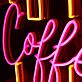 Kaffeebecher LED Neonschild für Café und Küche
