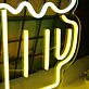 Bierkrug mit Schaum LED-Neonschild Bar Wohnzimmer