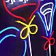 Christmas Candy Lollipop LED Neon Sign for Holiday Home Wall Decor Light