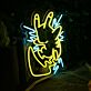Abstract Hands Line Art LED Neon Sign for Modern Home Bedroom Creative Wall Decor