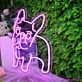 Cute French Bulldog LED Neon Sign for Home Bedroom Pet Wall Decor