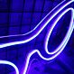 Blue Sunglasses LED Neon Sign Retro Glasses Wall Decor for Bedroom Living Room Bar