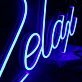 Relax LED Neonschild für Wohnzimmer und Schlafzimmer