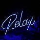 Relax LED Neonschild für Wohnzimmer und Schlafzimmer