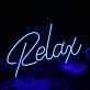 Relax LED Neonschild für Wohnzimmer und Schlafzimmer