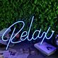 Relax LED Neonschild für Wohnzimmer und Schlafzimmer