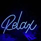 Relax LED Neonschild für Wohnzimmer und Schlafzimmer