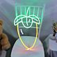 Tropical Palm Tree LED Neon Sign Green Yellow Summer Wall Decor for Bedroom Bar Party