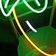 Tropical Palm Tree LED Neon Sign Green Yellow Summer Wall Decor for Bedroom Bar Party
