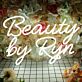 Beauty by Ryn LED-Neonschild für Kosmetikstudio