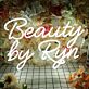 Beauty by Ryn LED-Neonschild für Kosmetikstudio