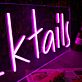 Cocktails LED-Neonschild für Bar Club