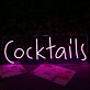 Cocktails LED-Neonschild für Bar Club