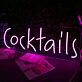 Cocktails LED-Neonschild für Bar Club
