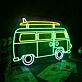 Green Van Neon LED Sign
