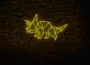 Geometrischer Triceratops Neon LED Neonschild