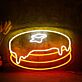 Pfannkuchen mit Butter LED-Neonschild für Café Küche
