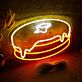 Pfannkuchen mit Butter LED-Neonschild für Café Küche