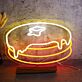 Pfannkuchen mit Butter LED-Neonschild für Café Küche