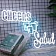 CHEERS Salud LED-Neonschild für Bar und Party