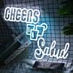 CHEERS Salud LED-Neonschild für Bar und Party