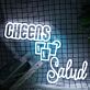 CHEERS Salud LED-Neonschild für Bar und Party
