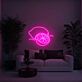 Zitrone mit Zitronenscheibe LED-Neonschild Wohnzimmer Bar