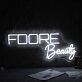 FDORE Beauty LED-Neonschild für Kosmetikstudio