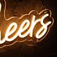 Cheers LED-Neonschild für Bar und Party