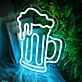 Bierkrug mit Schaum LED-Neonschild für Bar Party