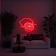 Zitrone mit Zitronenscheibe LED-Neonschild Wohnzimmer Bar