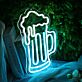 Bierkrug mit Schaum LED-Neonschild für Bar Party