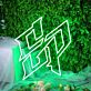 Abstract FX LED Neon Wall Art Futuristic Letter Style Neon Sign for Game Room Studio Office and Modern Interior Decor