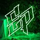 Abstract FX LED Neon Wall Art Futuristic Letter Style Neon Sign for Game Room Studio Office and Modern Interior Decor