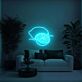 Zitrone mit Zitronenscheibe LED-Neonschild Wohnzimmer Bar