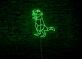 T-Rex Dinosaur LED-Neonschild für Kinderzimmer und Gaming Raum