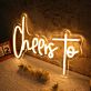 Cheers to LED-Neonschild für Bar und Party