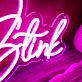 LED Neonschild mit Herz und Schriftzug Motiv dekorative Wanddekoration