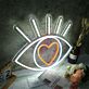 Auge mit Herzsymbol LED-Neonschild Wohnzimmer Schlafzimmer