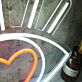Auge mit Herzsymbol LED-Neonschild Wohnzimmer Schlafzimmer